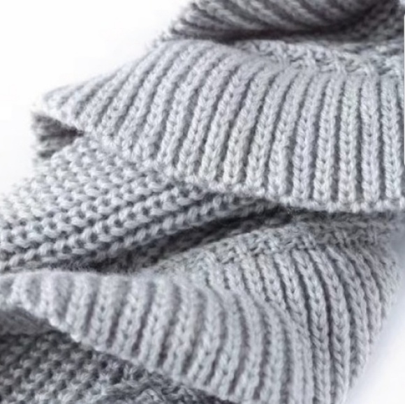 Just in!!! Grey Oversized Ruffle Sleeves Sweater - Picture 5 of 7